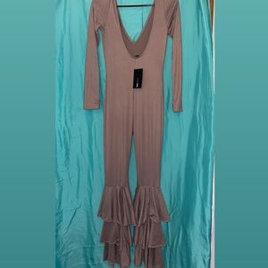 Ruffle Jumpsuit, Fashion Nova, Size:M